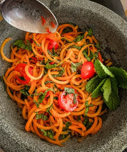 Photograph from Recipe: Carrot Somtum