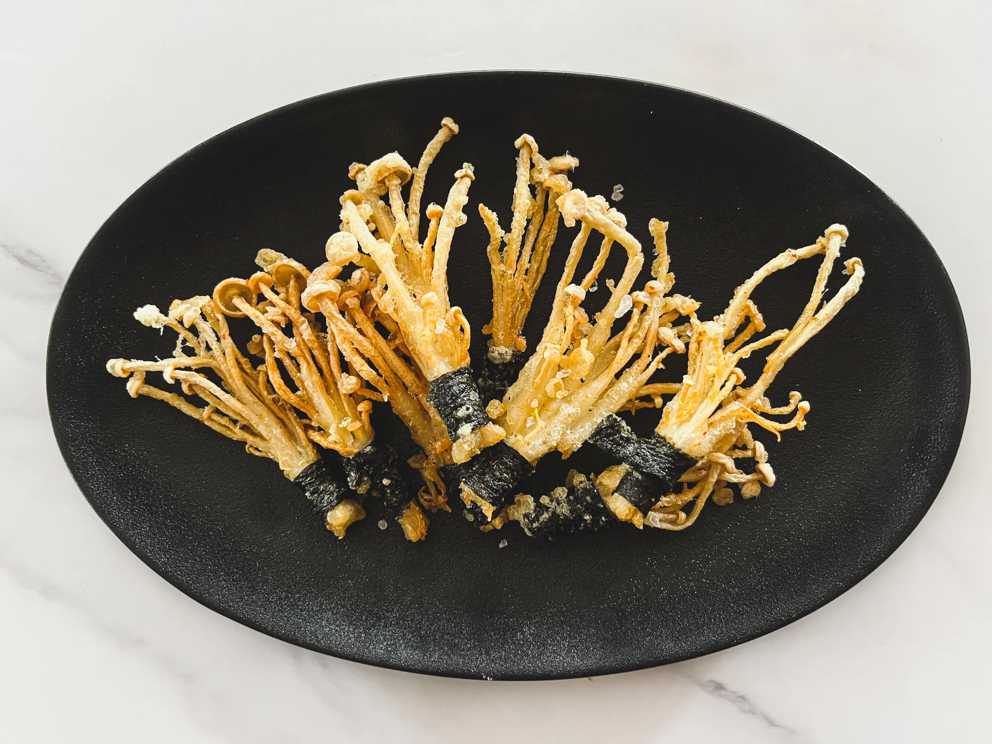Recipe: Crispy Fried Enoki Mushrooms