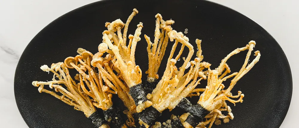 Recipe: Crispy Fried Enoki Mushrooms