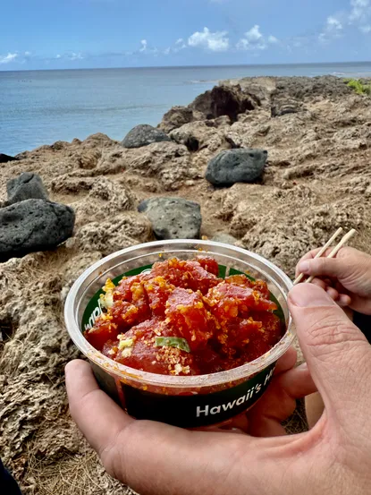 Photograph from Our Favorite Table on the North Shore Isn't a Table at All