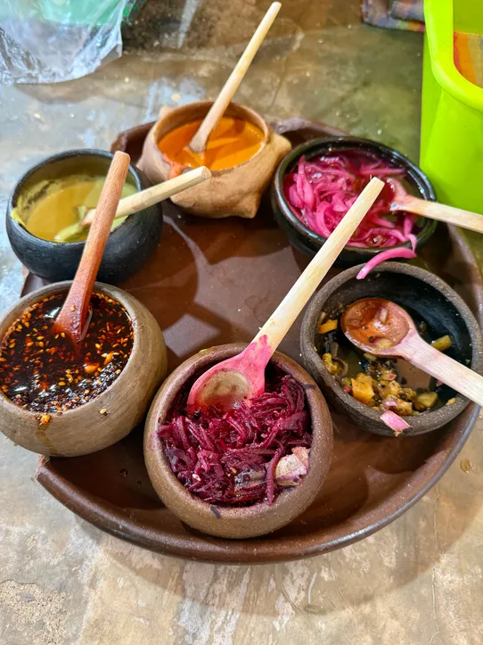 Photograph from Trinidad Ritual de Sabores- A Taco Pilgrimage in the Middle of Mercado de Coyoacán