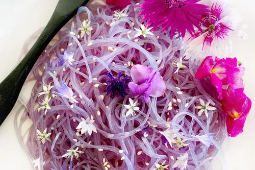 Recipe: Butterfly Pea Glass Noodle Salad